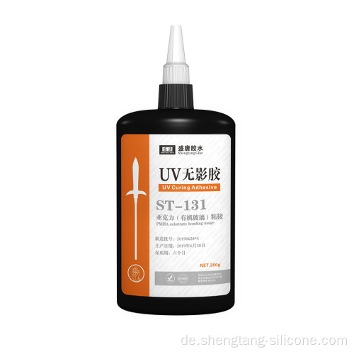 UV-Aushärtung Klebstoffkunststoffknopf